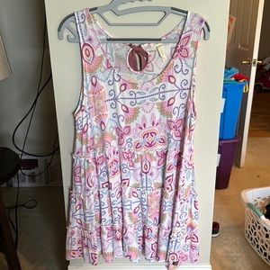 Matilda Jane L floral swing tunic tank